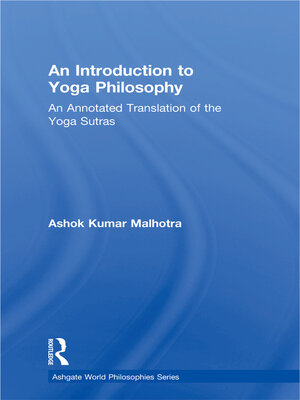 cover image of An Introduction to Yoga Philosophy